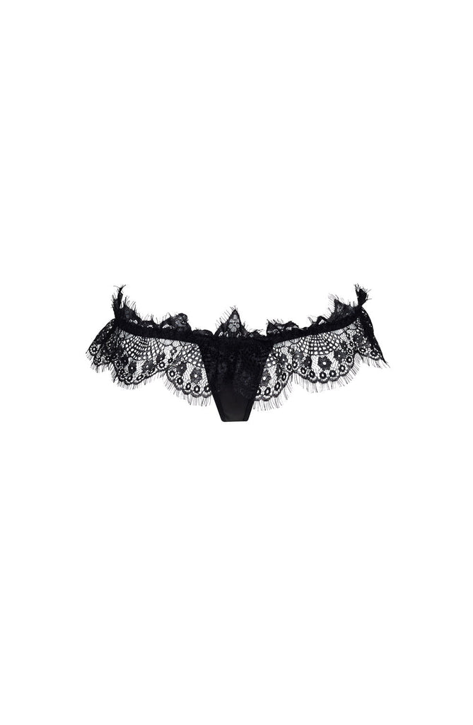 Beauty Night BN6603 Brandi Thong Black - My Lingerie Obsession 