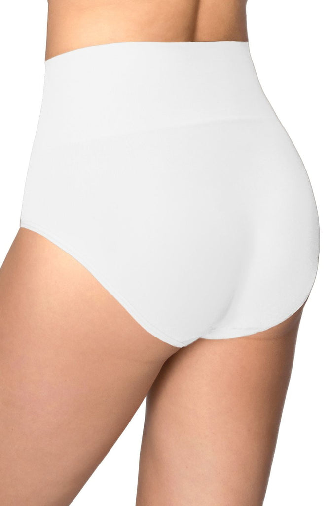 Control Body 312277 Tummy Control Brief White (Bianco) - My Lingerie Obsession 