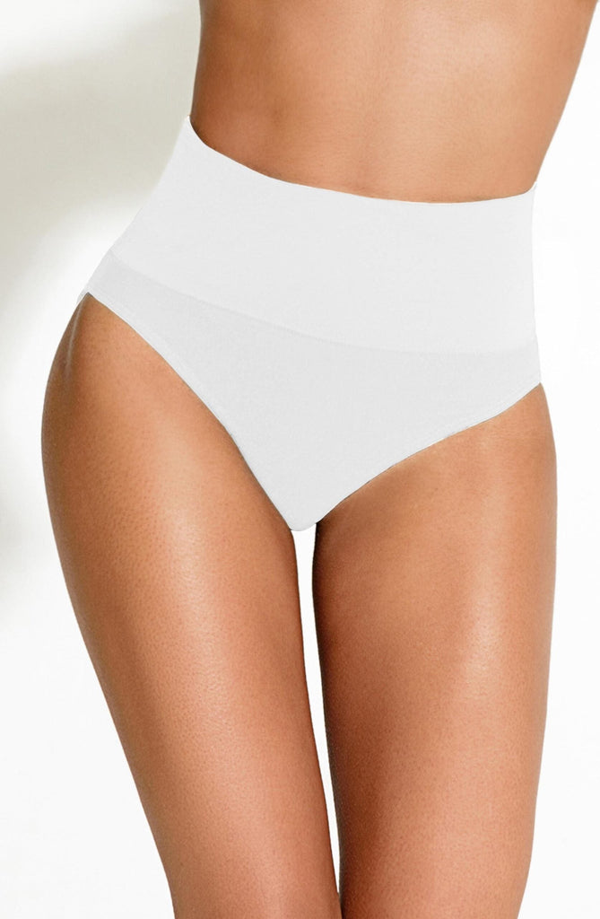 Control Body 312277 Tummy Control Brief White (Bianco) - My Lingerie Obsession 