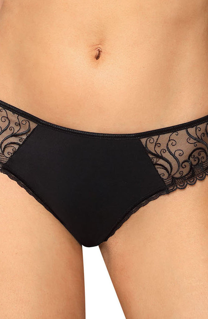 Roza Anuk Black Thong - My Lingerie Obsession 