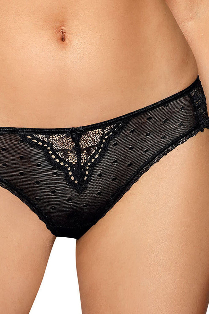 Roza Lagerta Black Knickers - My Lingerie Obsession 