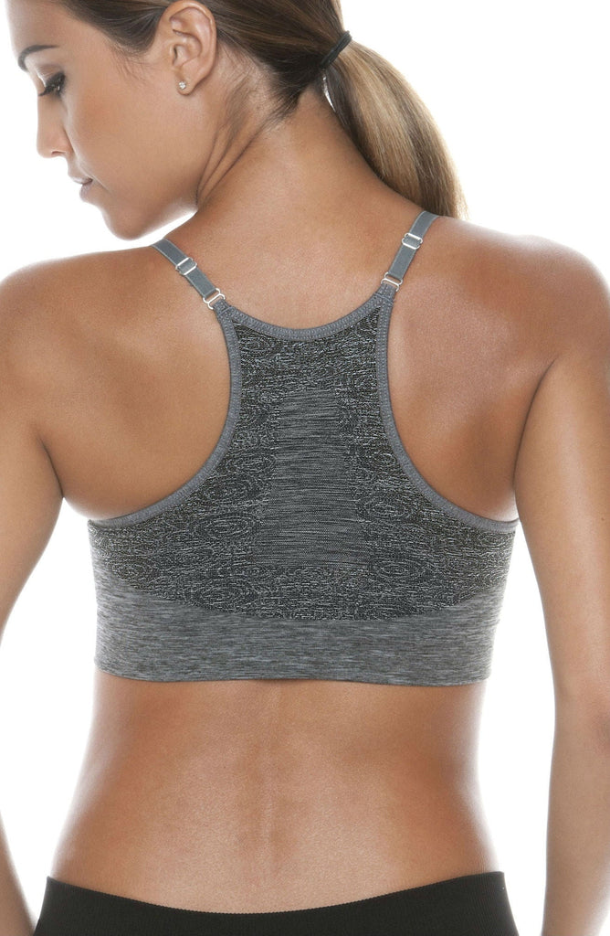 Control Body 110706 Sports Bra Melange/Grey - My Lingerie Obsession 