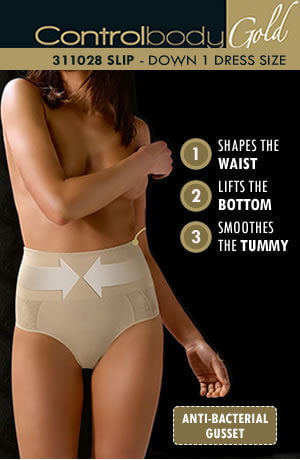 Control Body 311028 Shaping Brief Bianco - My Lingerie Obsession 