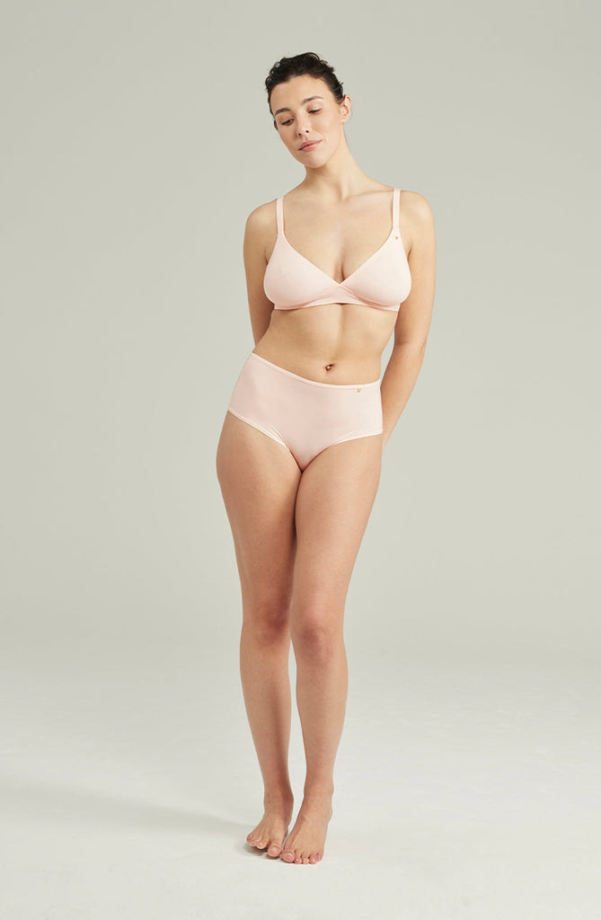 The Second Skin Stretch Easy Does It Bralette Blush Pink - My Lingerie Obsession 