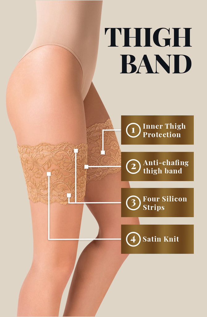 Gabriella Lace Thigh Band 509 Beige - My Lingerie Obsession 