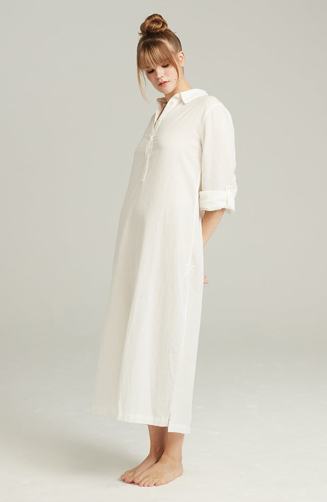 The Maxi Shirt Organic Cotton White - My Lingerie Obsession 