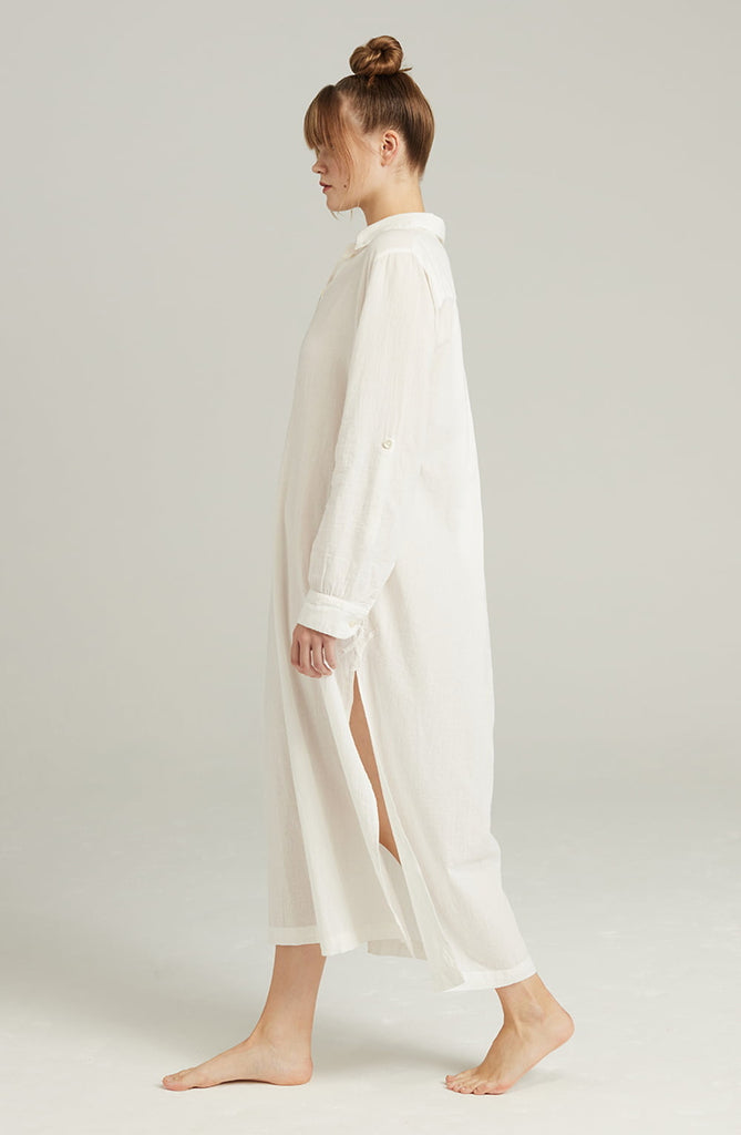 The Maxi Shirt Organic Cotton White - My Lingerie Obsession 