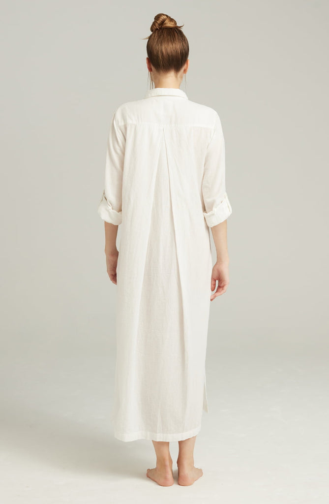 The Maxi Shirt Organic Cotton White - My Lingerie Obsession 