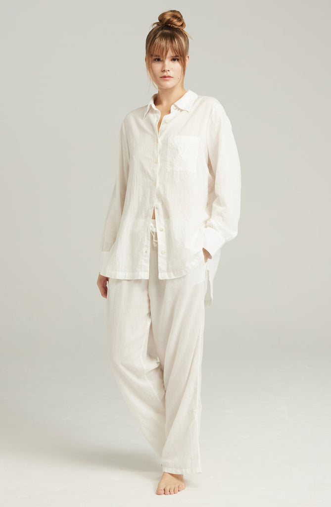 The Midi Shirt Organic Cotton White - My Lingerie Obsession 