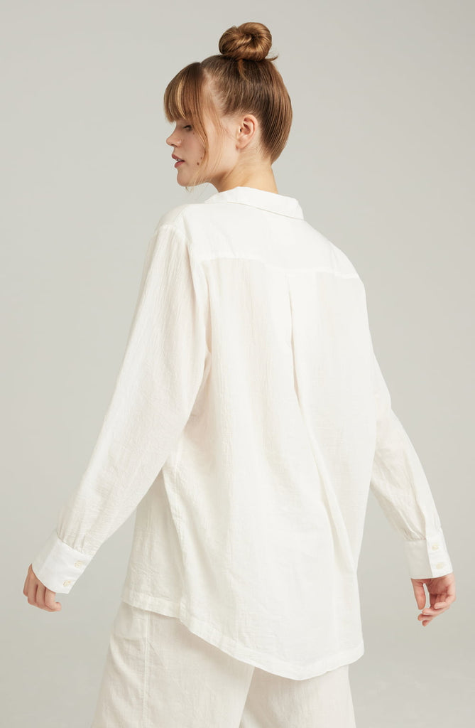 The Midi Shirt Organic Cotton White - My Lingerie Obsession 