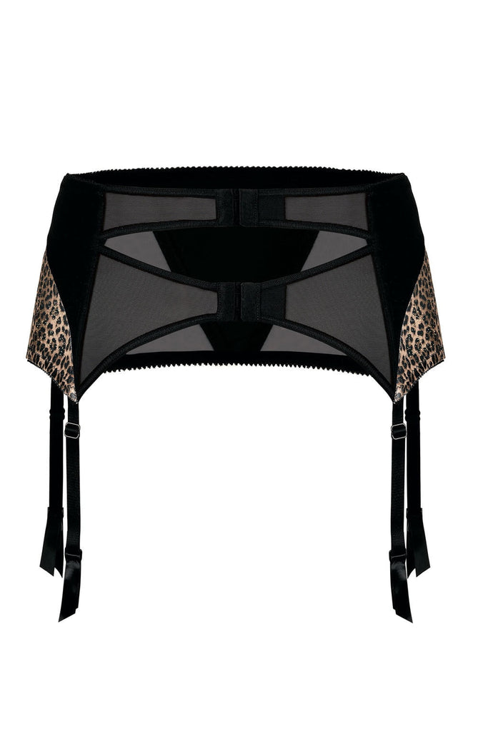 Roza Zoje Suspender Belt Black - My Lingerie Obsession 