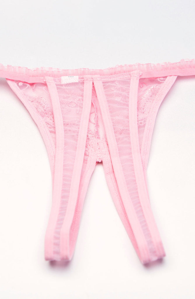 Shirley of Hollywood 10 Thong Pink - My Lingerie Obsession 