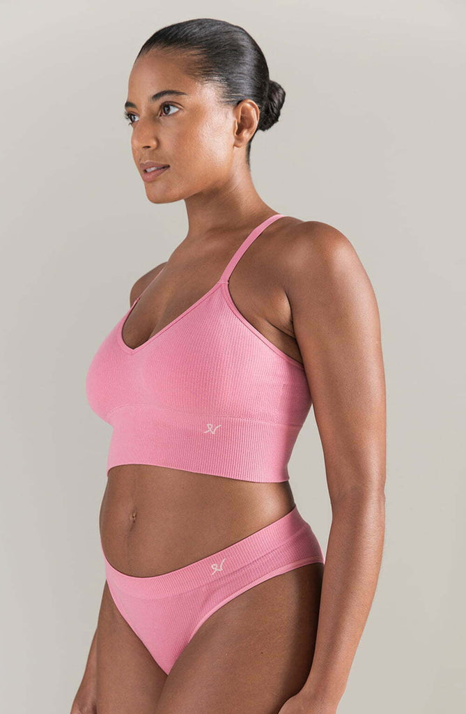 The TENCEL Seamless Bralette Rose Pink - My Lingerie Obsession 