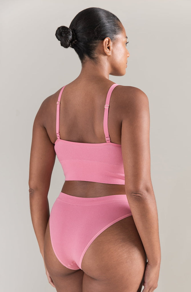 The TENCEL Seamless Bralette Rose Pink - My Lingerie Obsession 