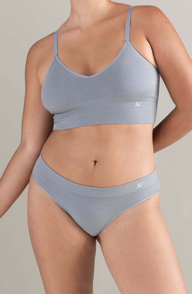 Nudea The TENCEL High Leg Brief Storm Grey - My Lingerie Obsession 