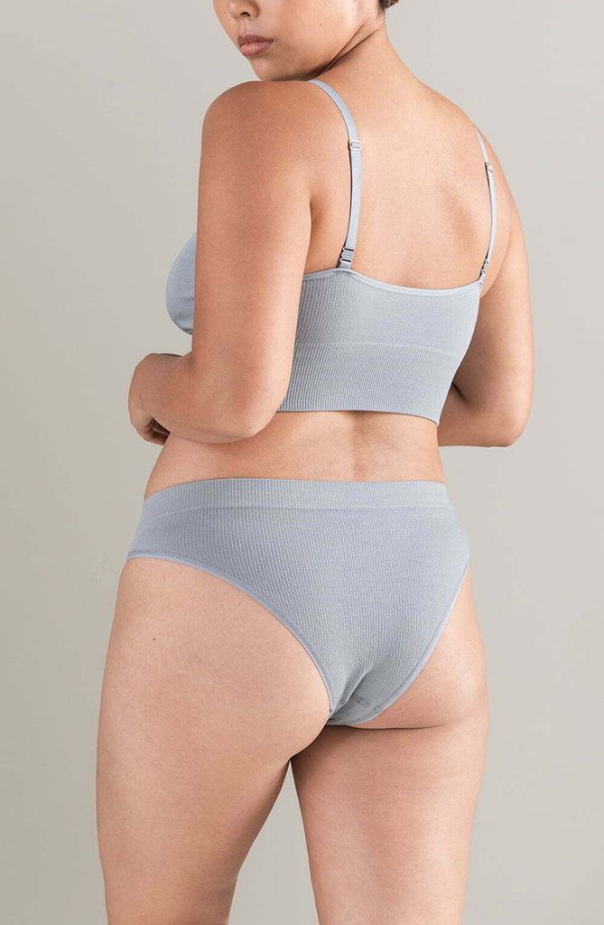 Nudea The TENCEL High Leg Brief Storm Grey - My Lingerie Obsession 