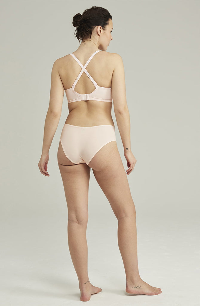 The Stretch Boss Full Cover Bra Blush Pink Up to G Cup - My Lingerie Obsession 