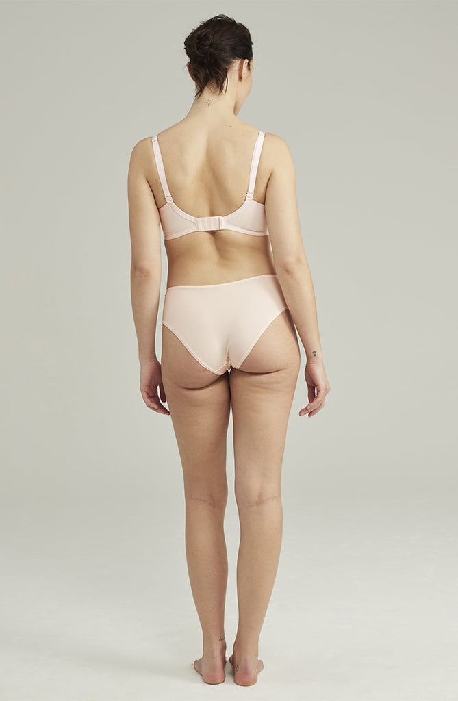 The Stretch Boss Full Cover Bra Blush Pink Up to G Cup - My Lingerie Obsession 