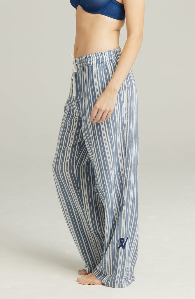 The Classic Trouser French Navy Stripe - My Lingerie Obsession 