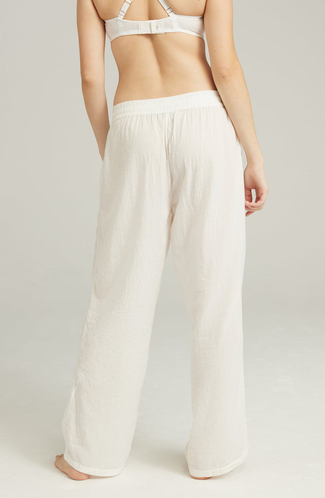 The Classic Trouser Organic Cotton White - My Lingerie Obsession 