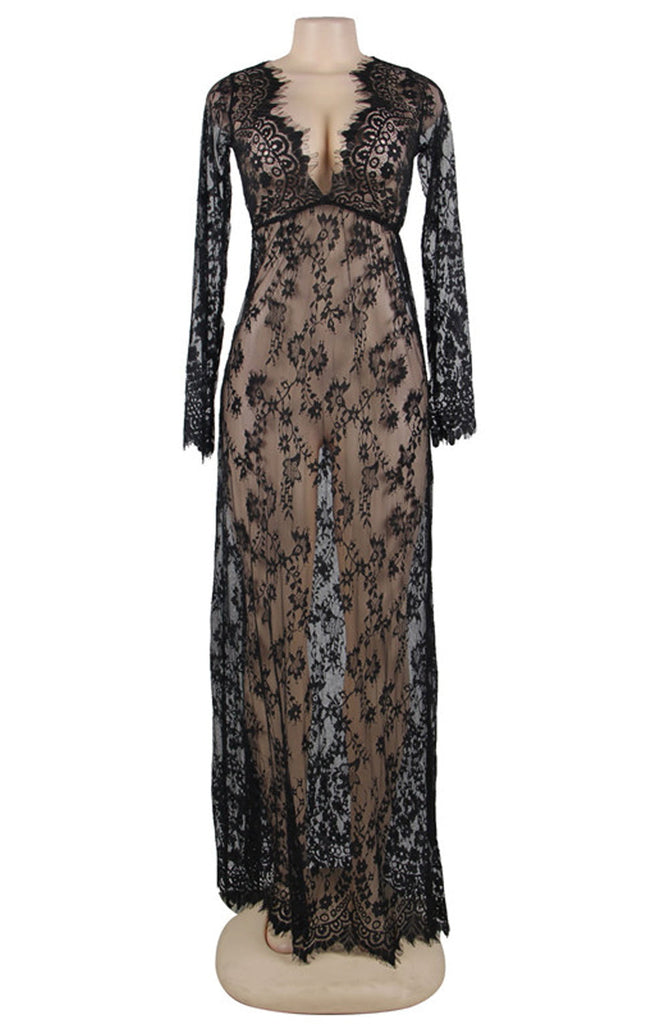 YesX YX826 Long Gown & Thong - My Lingerie Obsession 