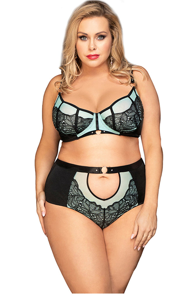 YesX YX830Q Blue Bra Set - My Lingerie Obsession 