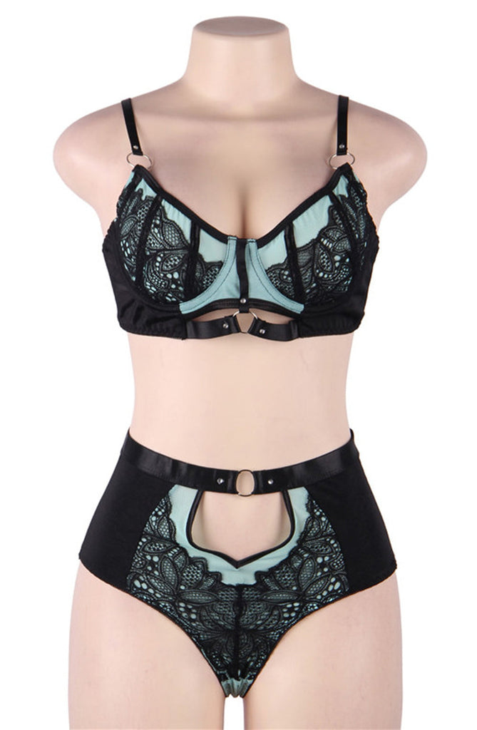 YesX YX830Q Blue Bra Set - My Lingerie Obsession 