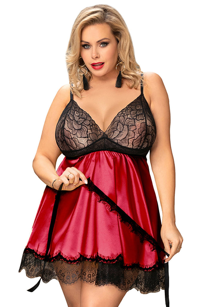 YesX YX832Q Babydoll & Blindfold - My Lingerie Obsession 