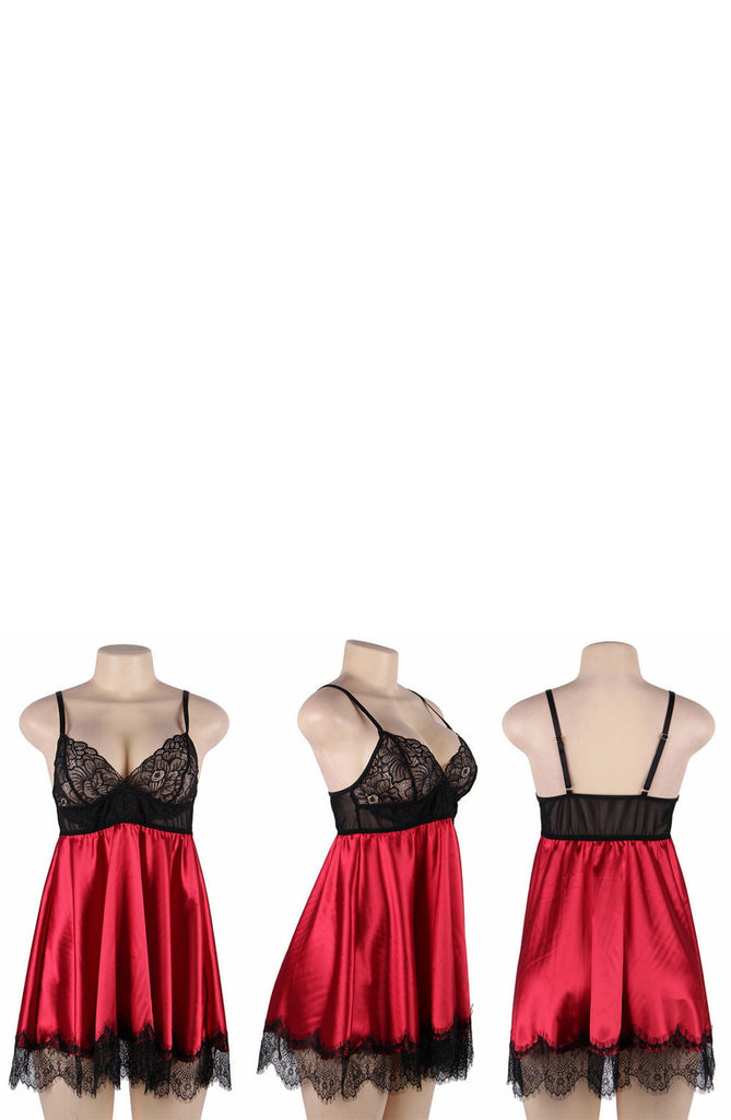 YesX YX832 Babydoll & Blindfold - My Lingerie Obsession 