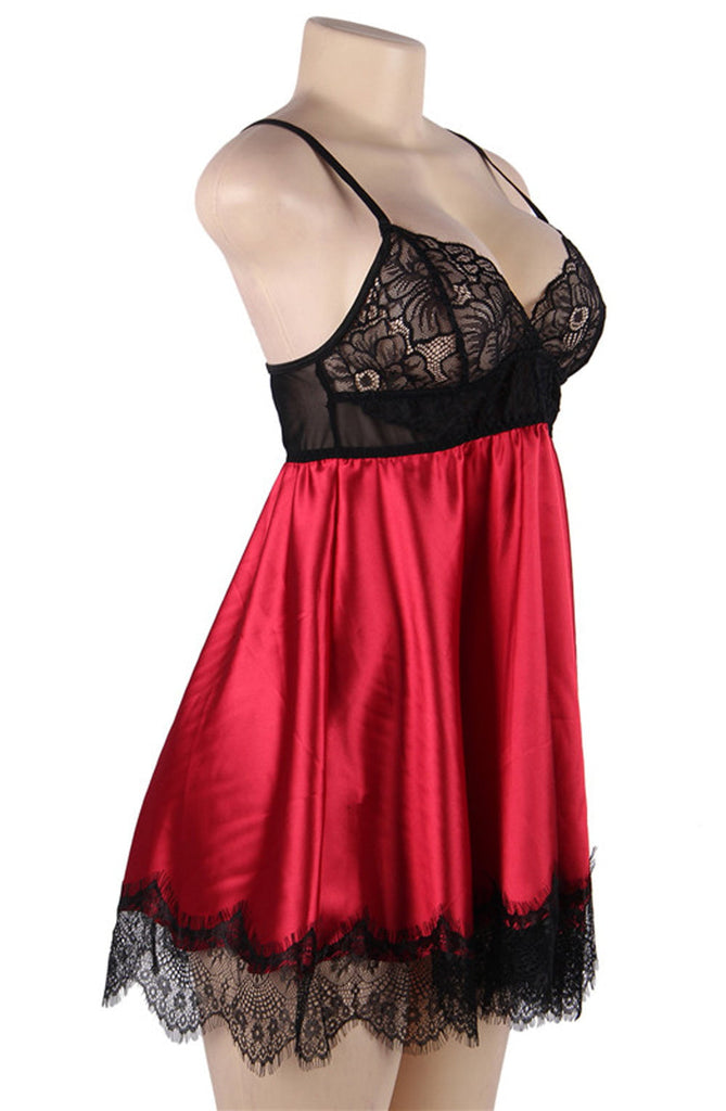 YesX YX832 Babydoll & Blindfold - My Lingerie Obsession 