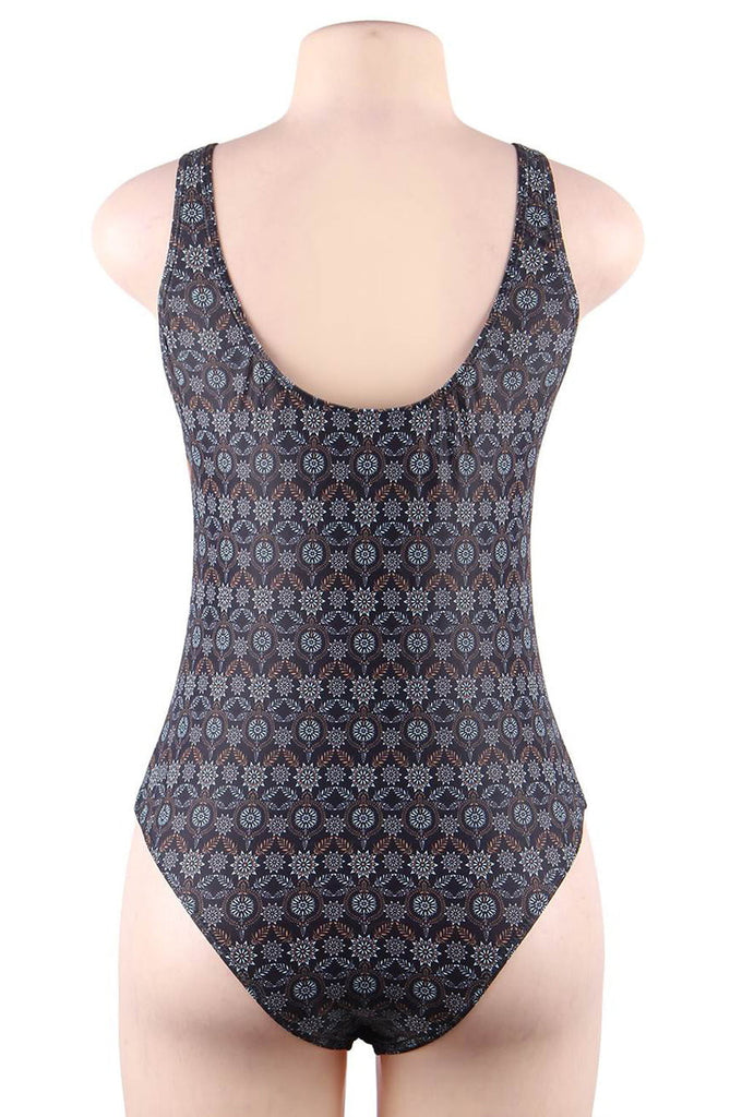 YesX YX961 One Piece Swimsuit Navy - My Lingerie Obsession 