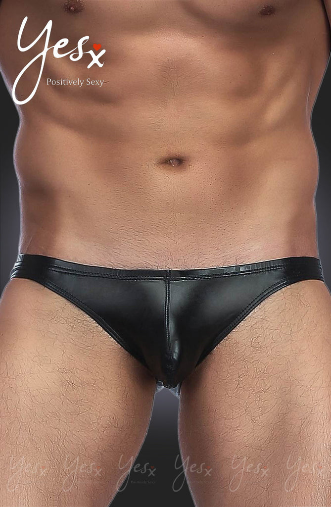 YesX YX969 Men's Brief Black - My Lingerie Obsession 