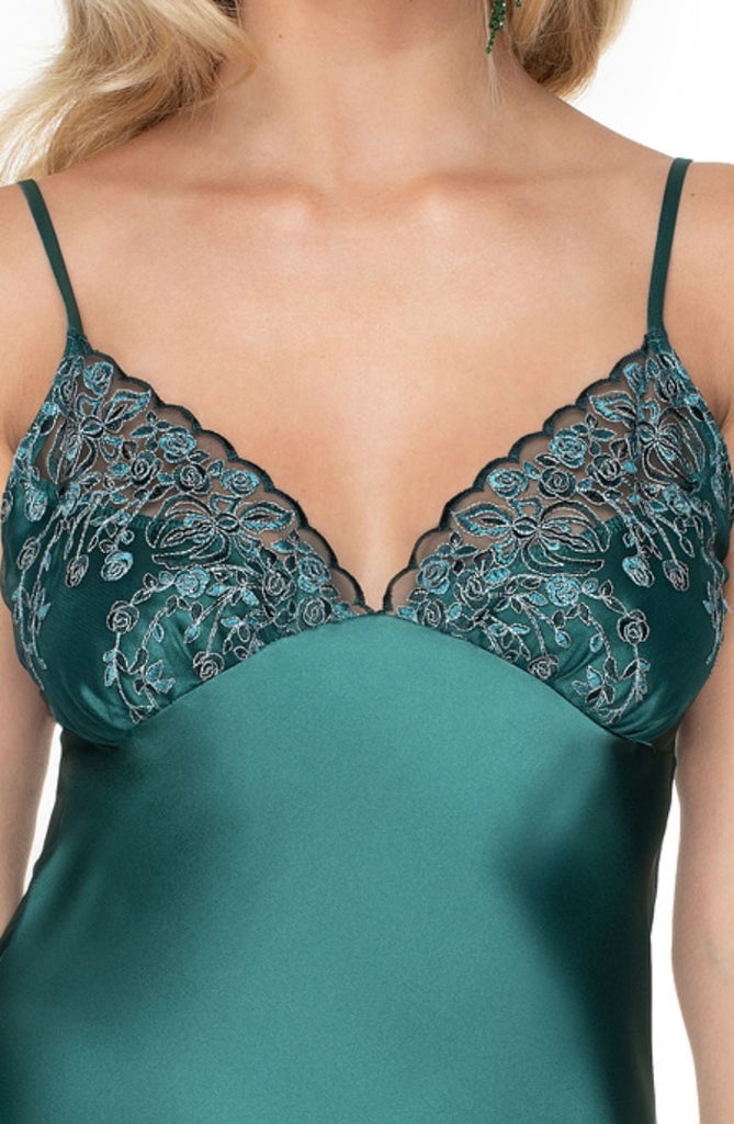 Irall Emerald II Nightdress Dark Green - My Lingerie Obsession 