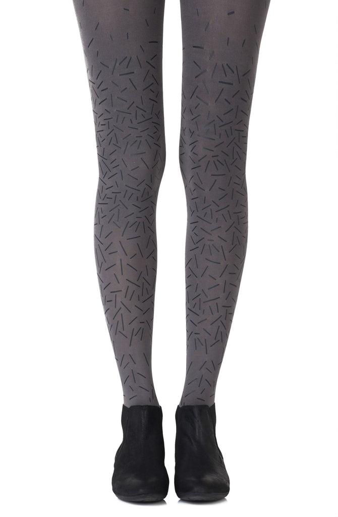 Zohara "Party Starter" Grey Tights - My Lingerie Obsession 