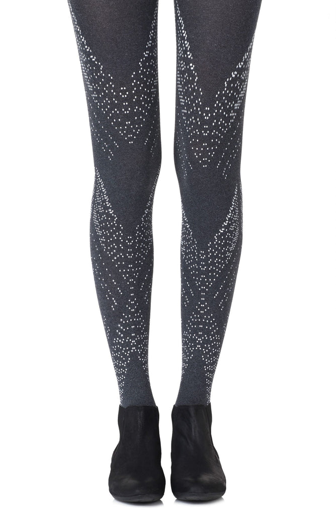 Zohara "You're My Darling Angle" Heather Grey Tights - My Lingerie Obsession 