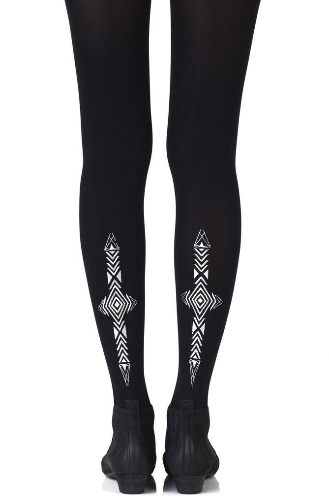 Zohara "Wanderlust" Black Tights - My Lingerie Obsession 