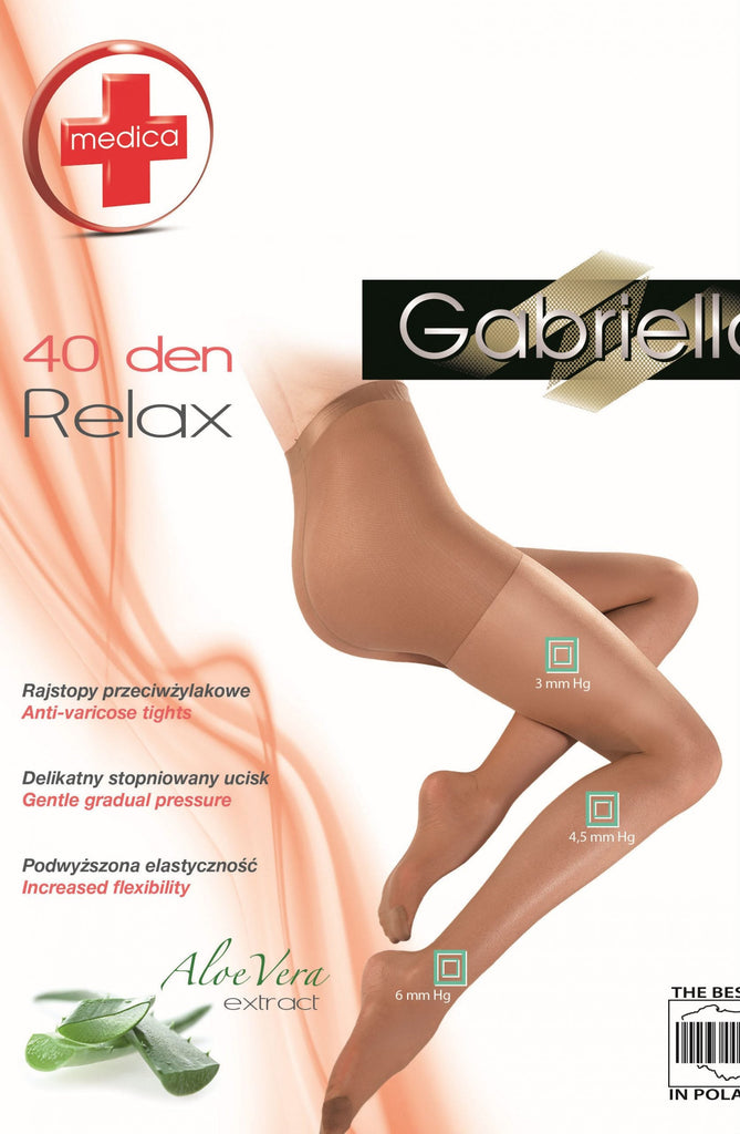 Gabriella Classic Medica Relax 111 Tights Gazela Beige - My Lingerie Obsession 