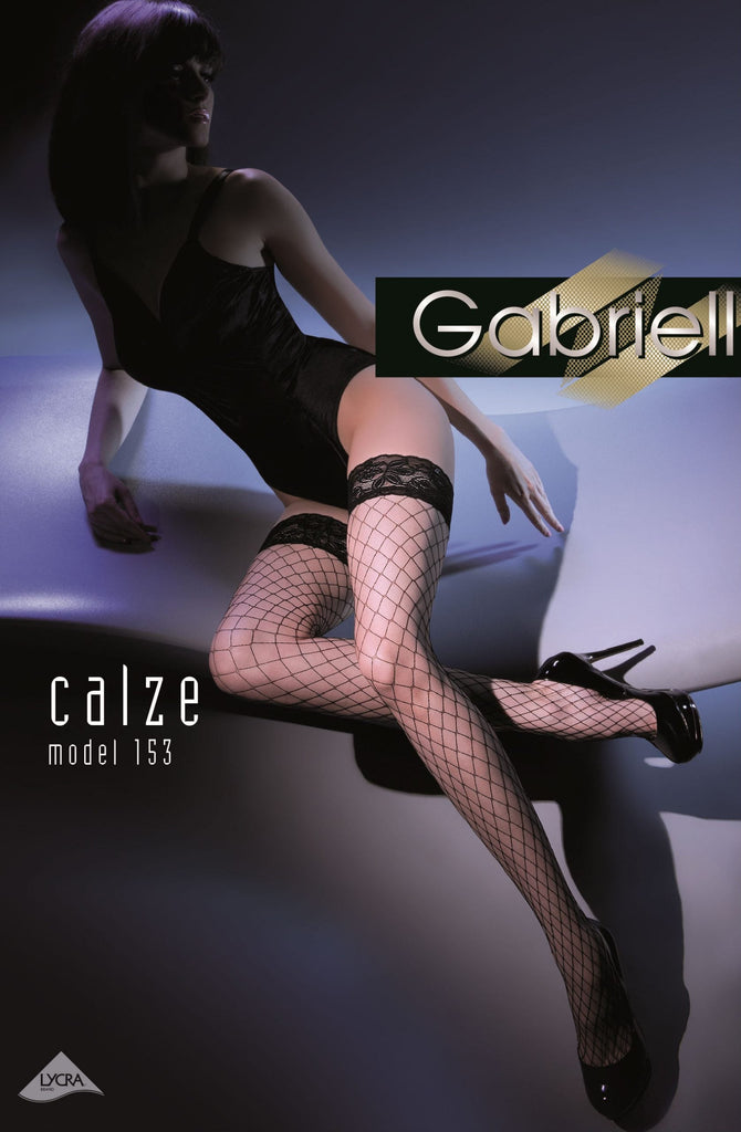 Gabriella Kabaretta Calze 153-222 Hold Ups Red - My Lingerie Obsession 