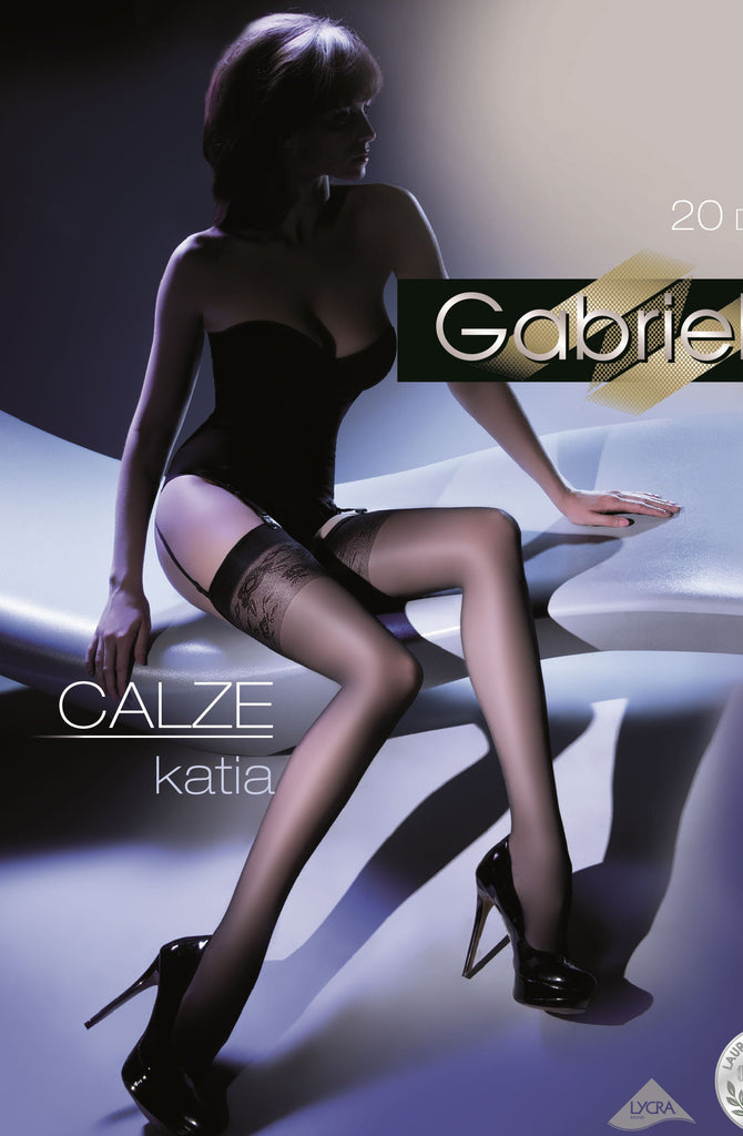 Gabriella Katia 227 Stockings Katia Black - My Lingerie Obsession 