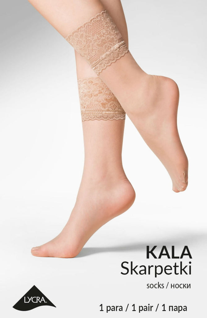 Gabriella Kala Sock 690 Black - My Lingerie Obsession 