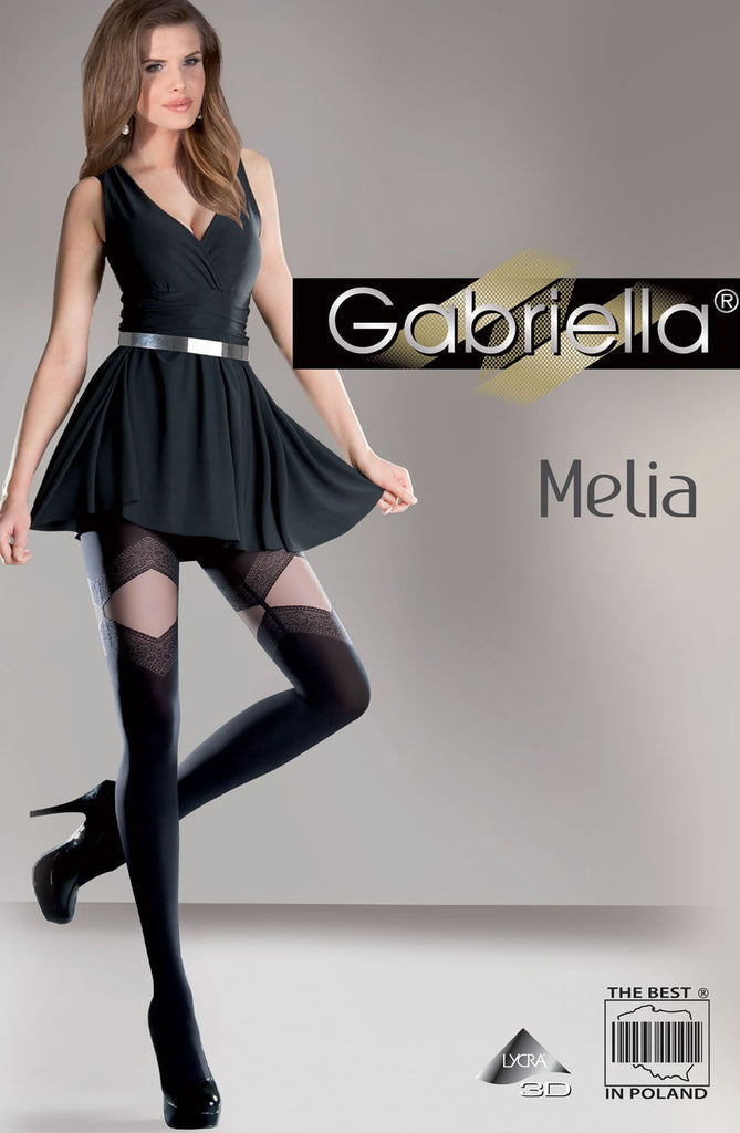 Gabriella Fantasia Melia Tights Black - My Lingerie Obsession 