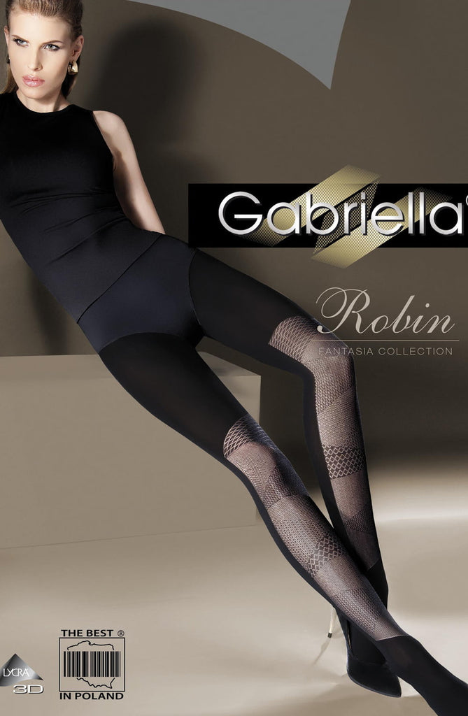 Gabriella Fantasia Robin Tights Black - My Lingerie Obsession 