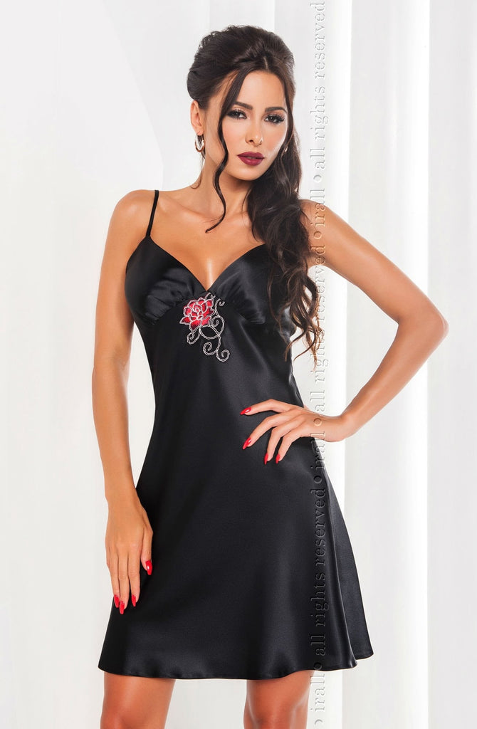 Irall Dakota Nightdress Black - My Lingerie Obsession 