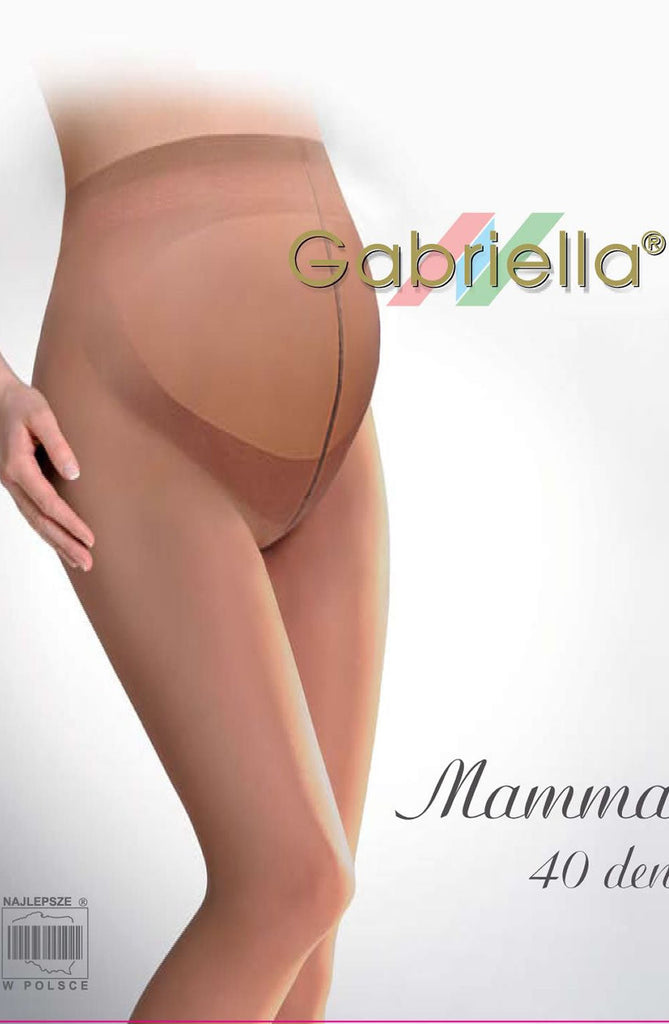 Gabriella Classic Mamma 40 Tights Beige - My Lingerie Obsession 