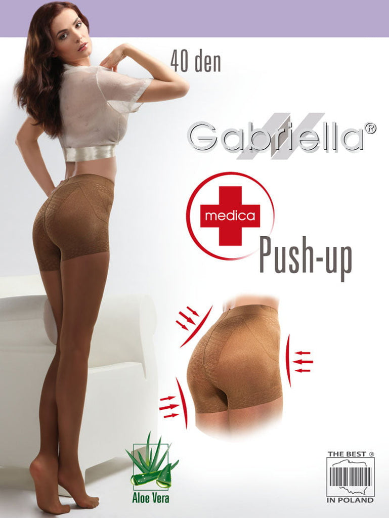 Gabriella Classic 40 Push Up 128 Tights Beige - My Lingerie Obsession 