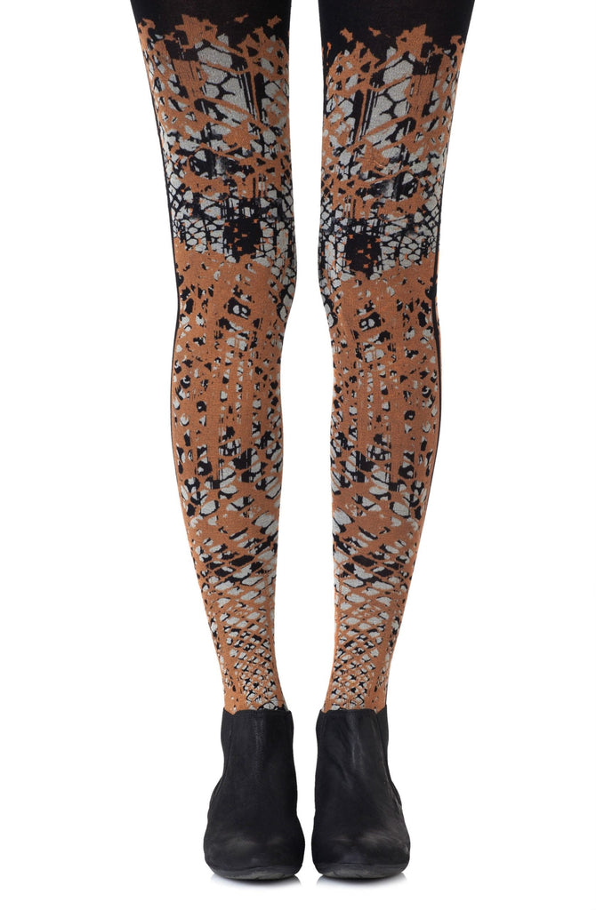 Zohara "Tip The Scale" Orange Tights - My Lingerie Obsession 