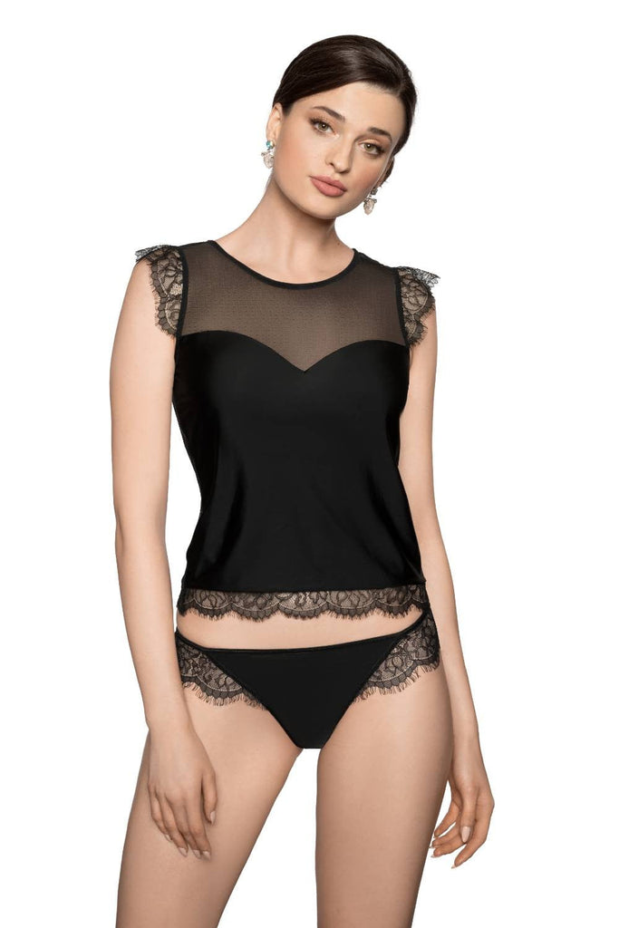 Roza Erii Black SHIRT - My Lingerie Obsession 