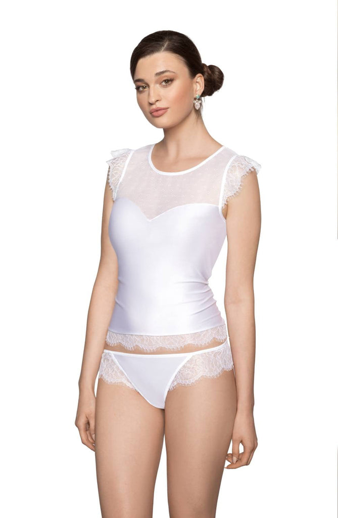 Roza Erii White SHIRT - My Lingerie Obsession 