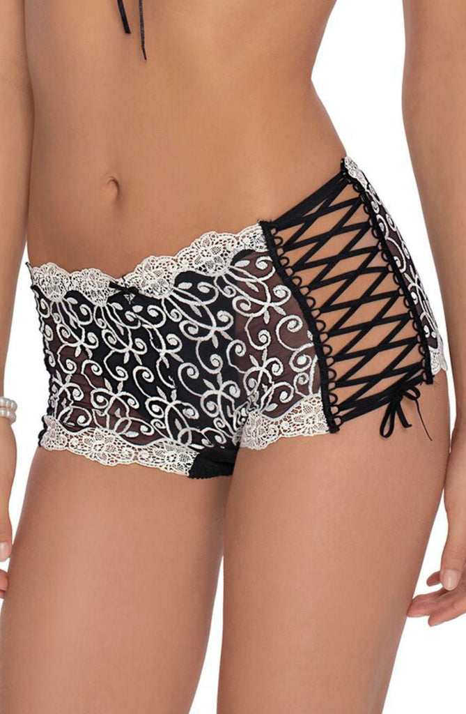 Roza Ginewra Black Shorts - My Lingerie Obsession 