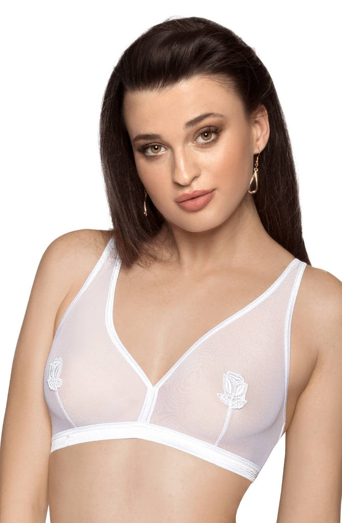 Roza Lisbet White Soft Cup BRA - My Lingerie Obsession 